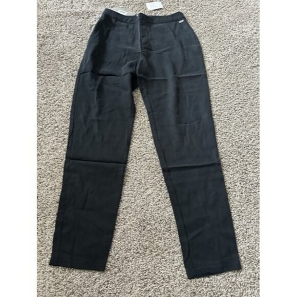 Bench Pants - Bench Womens Black Tencel Pants Flat Front Career Casual  Size 28 Pockets